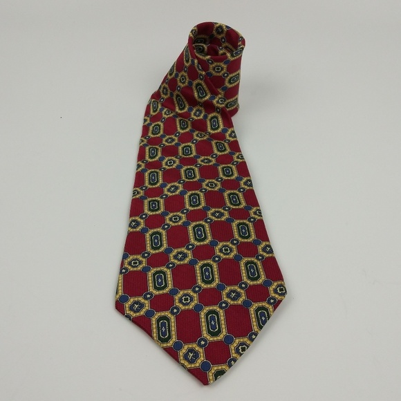 Tommy Hilfiger Men's 100% Italian Silk Neck Tie - Picture 8 of 8